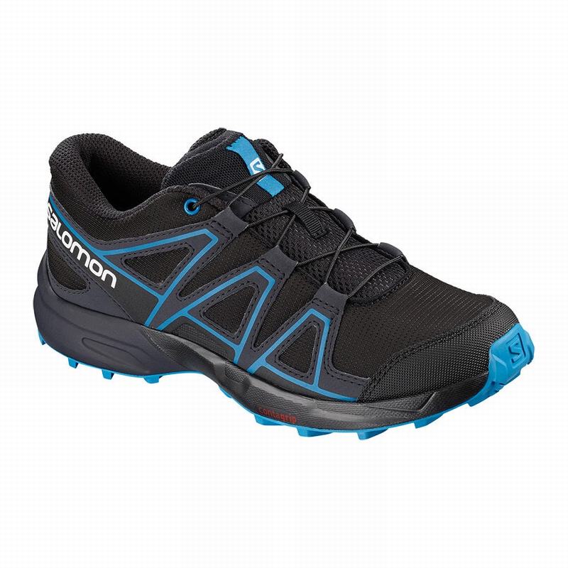 Zapatillas Trail Running Salomon Niños Negras / Gris Oscuro - Salomon Argentina SPEEDCROSS ,042163-A